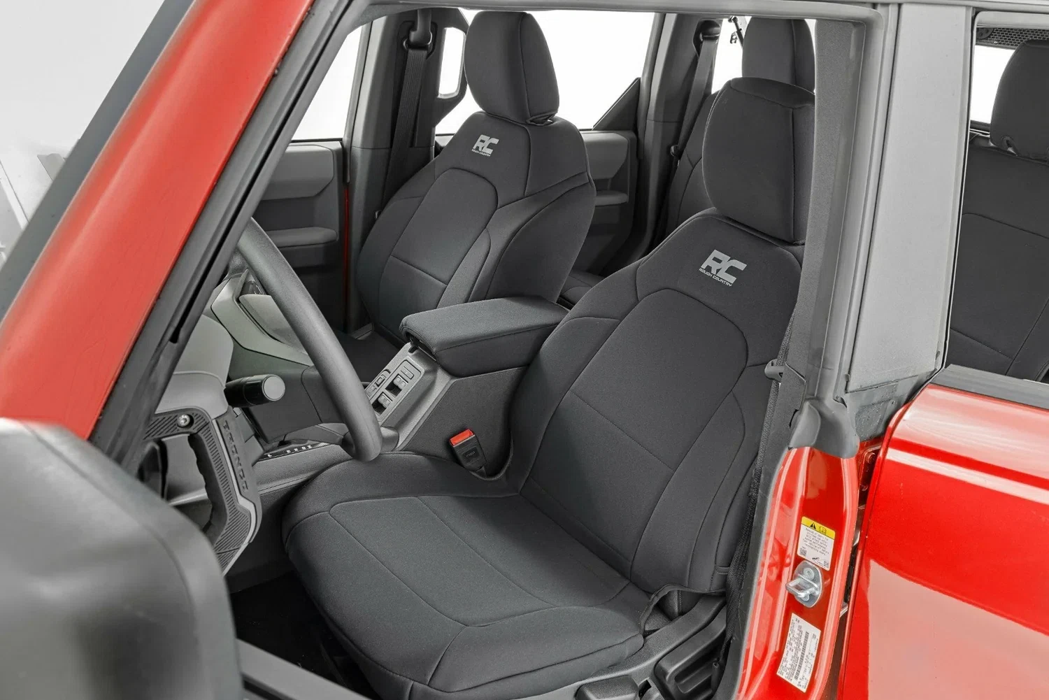 Fits Ford Bronco(21-24) Seat Covers Bucket Seats W_Fold Down Armrest 91059